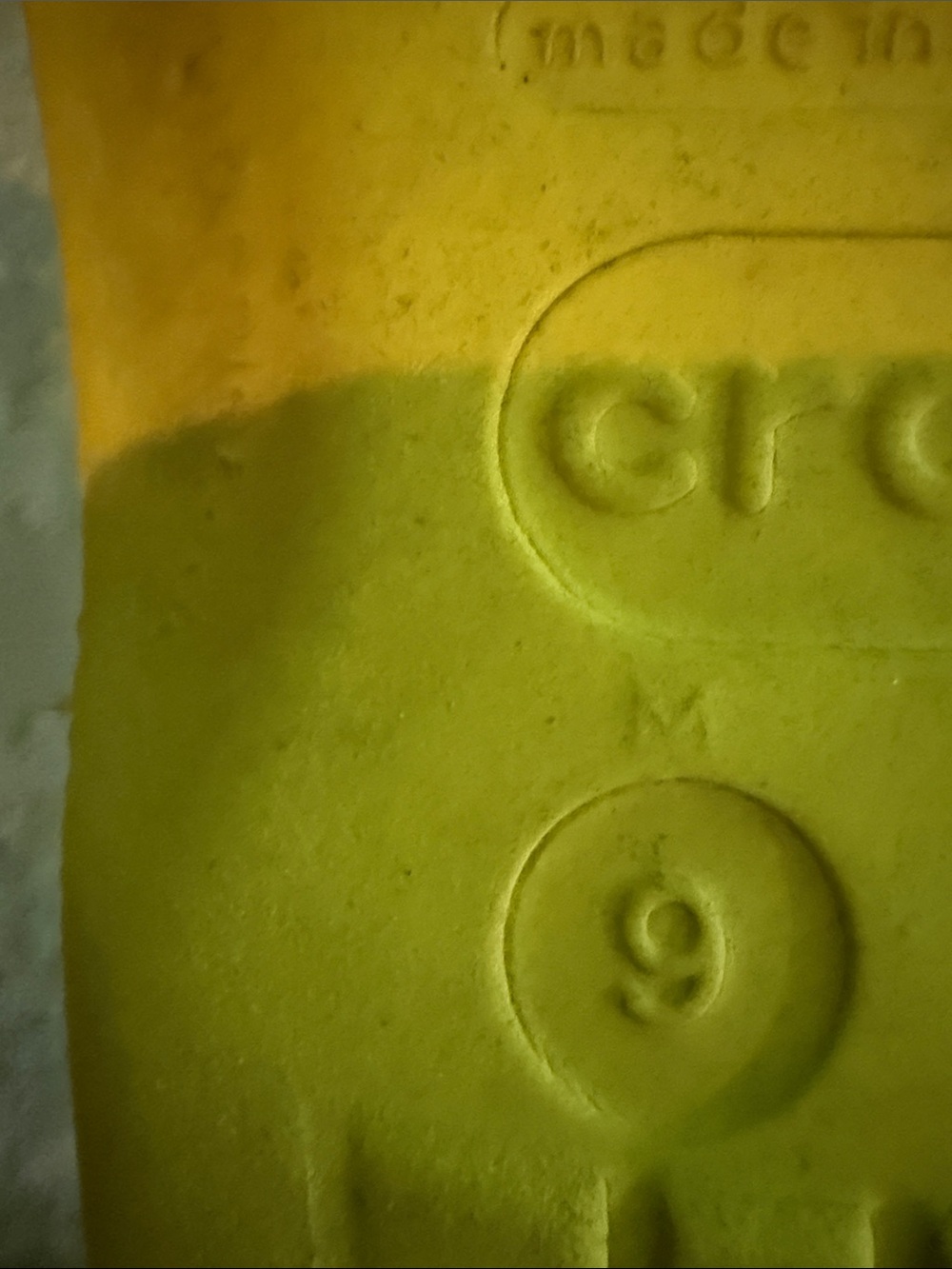 CROCS Yellow Classic Clog Mules - Picture 6 of 7